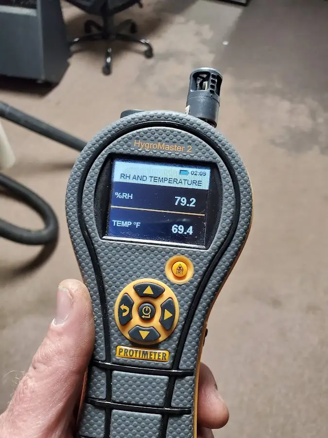 Moisture meter humidity assessment for Fire & Smoke Damage Restoration in New Berlin