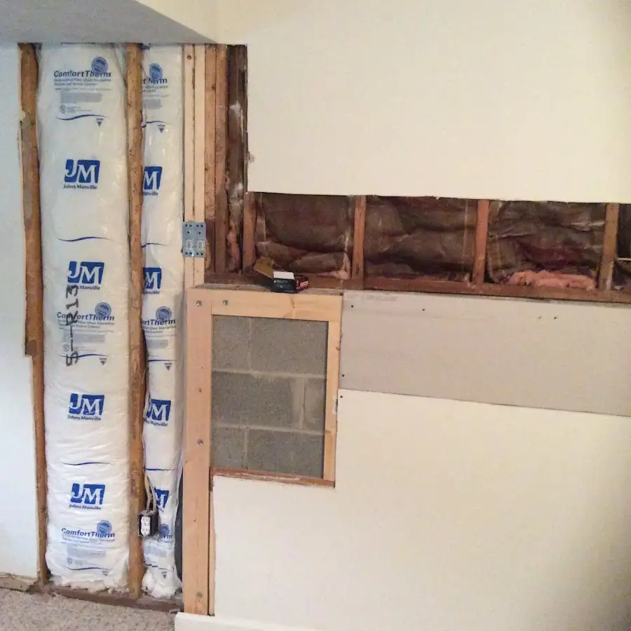 Wall insulation replacement during Structural Drying in New Berlin